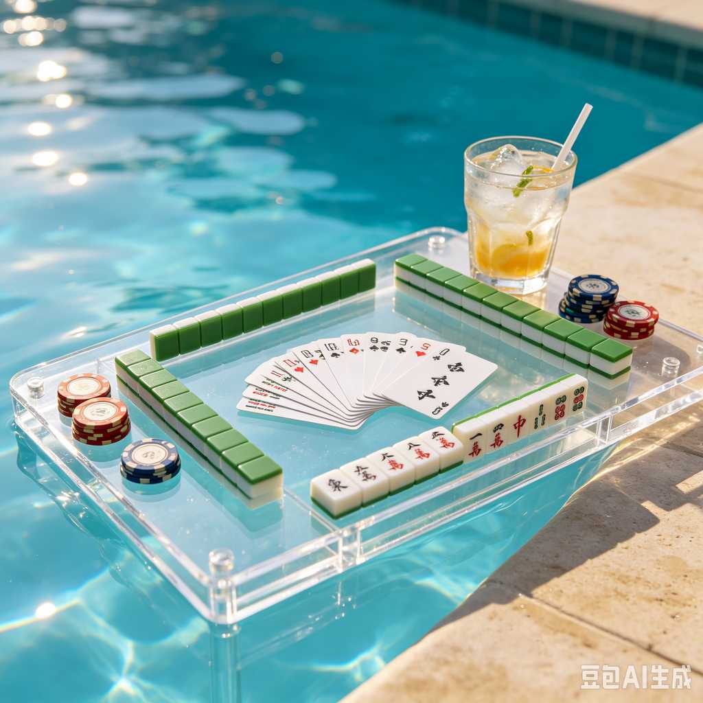 jelly transparent mahjong set