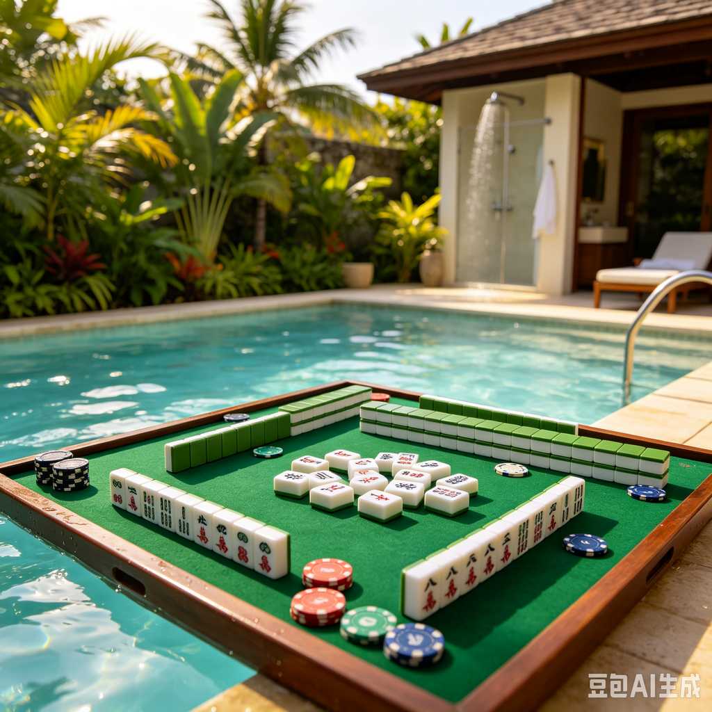 colorful mahjong score chips